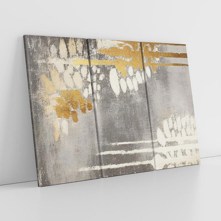 Obraz na płótnie 120x80 - Malowane impresje zmysłów - abstrakcyjne plamy, linie