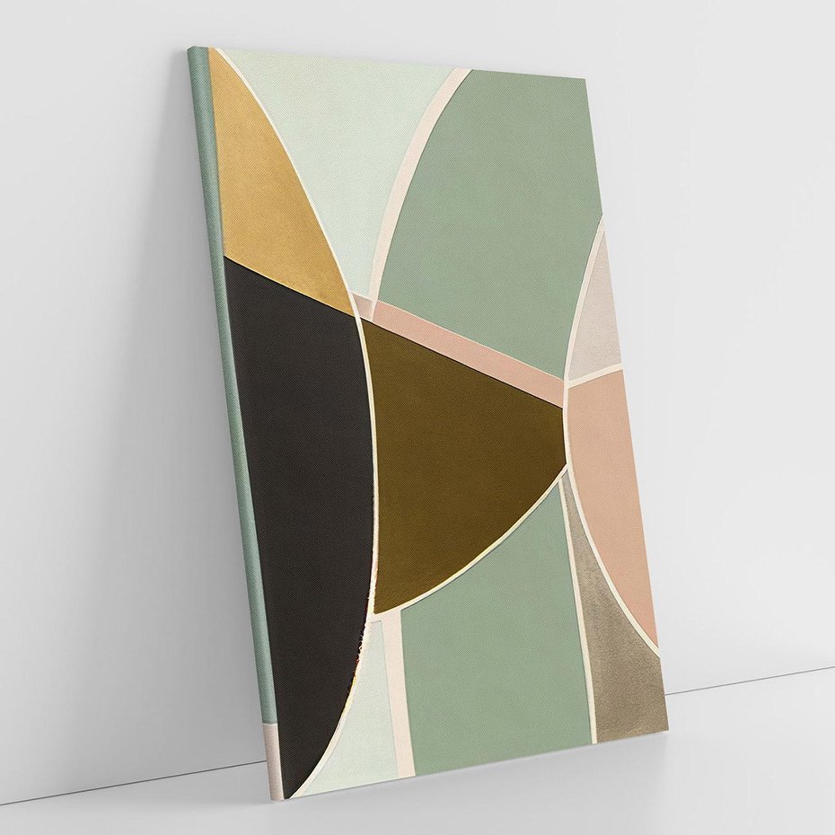 Obraz na płótnie 50x70 - Abstrakcyjne Pudry - abstrakcyjne kształty, plamy