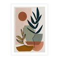 Plakat bez ramy 21x30 - Rozkwitająca Boho Wyobraźnia - boho obraz, abstrakcja
