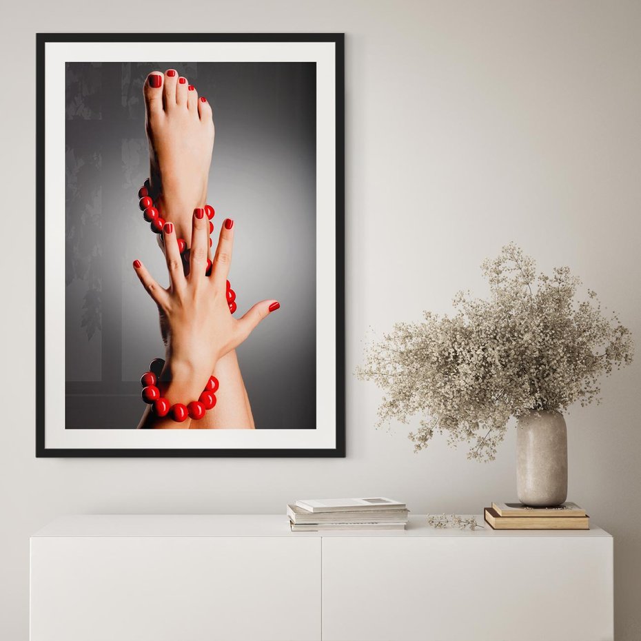 Plakat bez ramy 40x50 - Manicure i Pedicure - Piękno Paznokci - manicure, pedicure