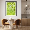 Plakat bez ramy 21x30 - Zielone liście natury - liści, zieleń