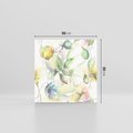 Obraz na płótnie 50x50 - Delikatne Kolory - akwarelowe, kwiaty