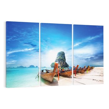 Obraz na płótnie 120x80 - Morze na Łodzi - morze, łódź