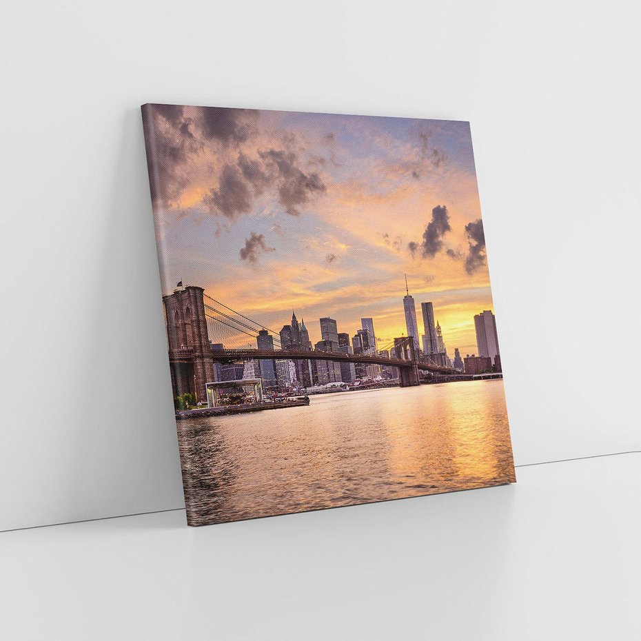 Obraz na płótnie 80x80 - Nowy Jork: Miasto niekończących się możliwości - Nowy Jork, USA