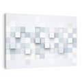 Obraz na płótnie 120x80 - Trójwymiarowe formy geometryczne - geometria, 3D