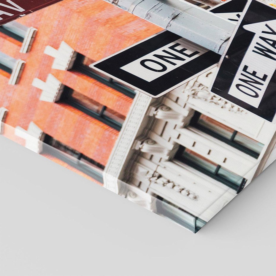 Obraz na płótnie 80x120 - Namiastka wielkiego miasta - Nowy Jork, drogowskaz