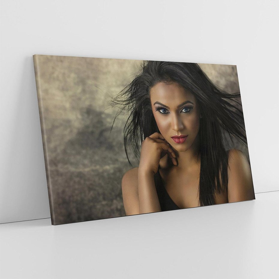 Obraz na płótnie 120x80 - Urok Kobiety - Portret Modelki - kobieta, dziewczyna