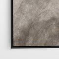 Obraz w ramie 70x100 - Przenikające Kształty - rozmyte cienie, abstrakcja - rama czarna