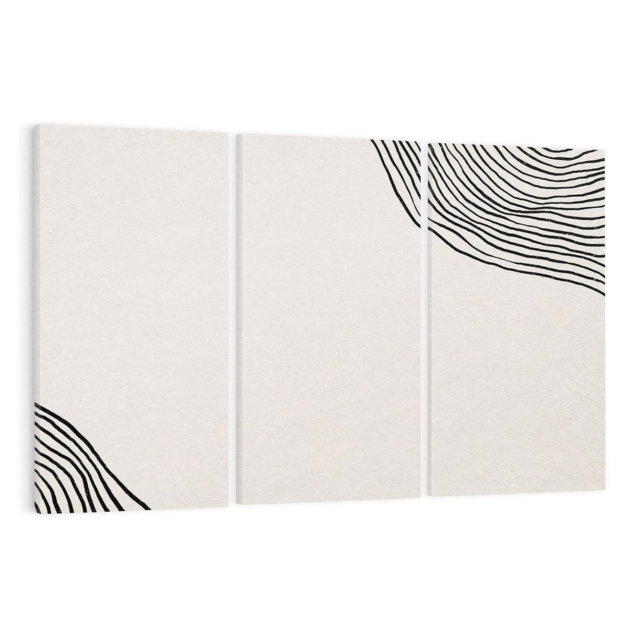 Obraz na płótnie 120x80 - Utracone wspomnienia - minimalizm, one line