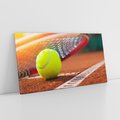 Obraz na płótnie 120x60 - Moc Tenisowej Pasji: Rakieta w Akcji - tenis, rakieta