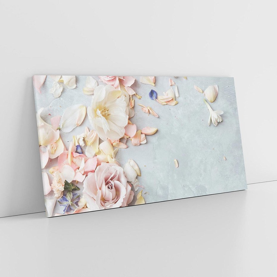 Obraz na płótnie 120x60 - Róże: kwiatowy urok - róże, kwiaty