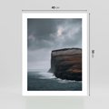 Plakat bez ramy 40x50 - Przyroda w Majestacie - fiordy, klify