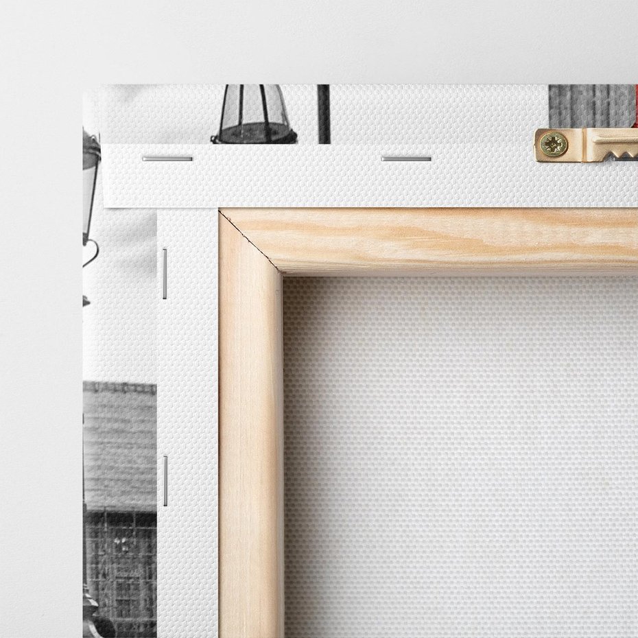 Obraz na płótnie 60x60 - Budka w Londynie - Londyn, budka