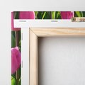 Obraz na płótnie 60x60 - Tulipanowa harmonia - tulipany, kwiaty