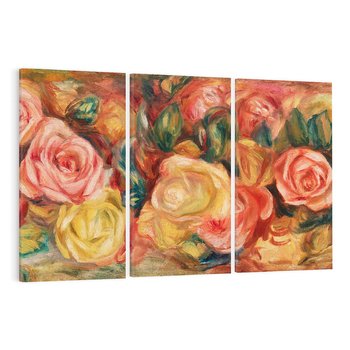 Obraz na płótnie 120x80 - "Róże" (1912), Pierre-Auguste Renoir - Reprodukcja - reprodukcja, obraz na płótnie
