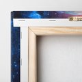 Obraz na płótnie 80x80 - Planeta w nieskończoności - ziemia, kosmos