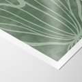 Plakat bez ramy 21x30 - Zieleń Kształtująca Spokój - zielony plakat, roślinne inspiracje