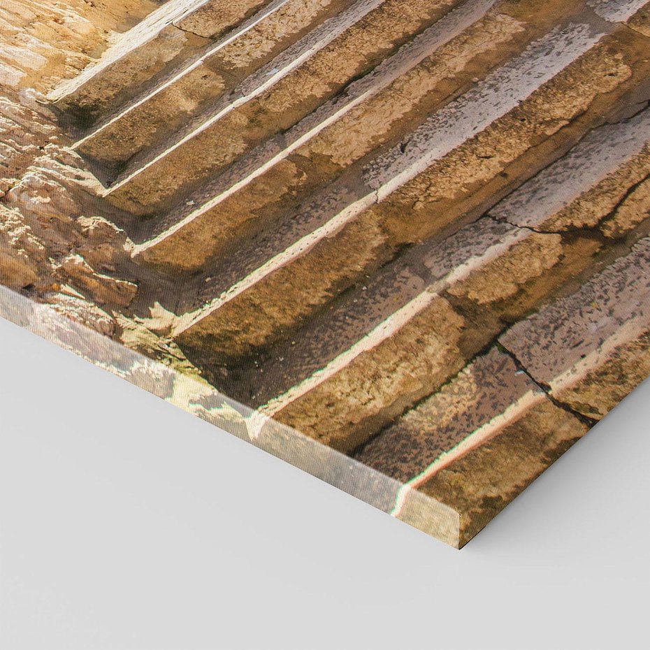 Obraz na płótnie 50x70 - Uliczka: perspektywa miejskiego krajobrazu - uliczka, perspektywa