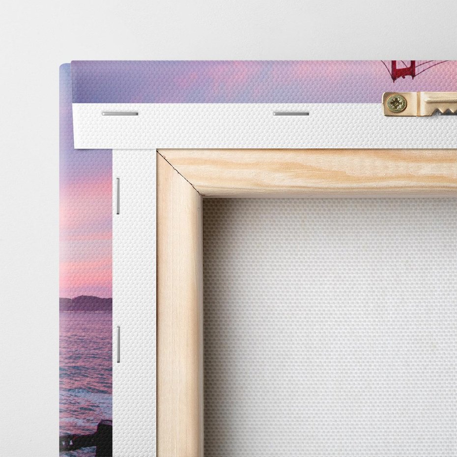 Obraz na płótnie 30x30 - Golden Gate most USA - Golden Gate, most