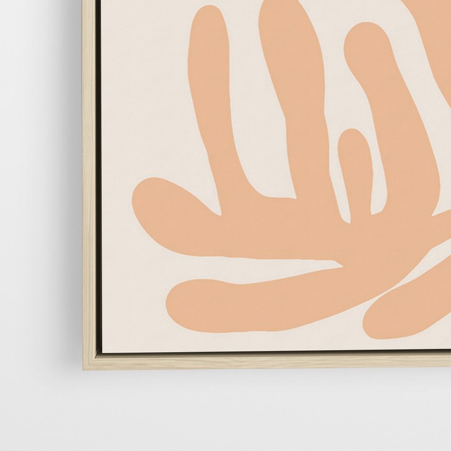 Obraz w ramie 70x100 - Rozkwitające Abstrakcje - nowoczesna sztuka, plakat modern - rama drewno