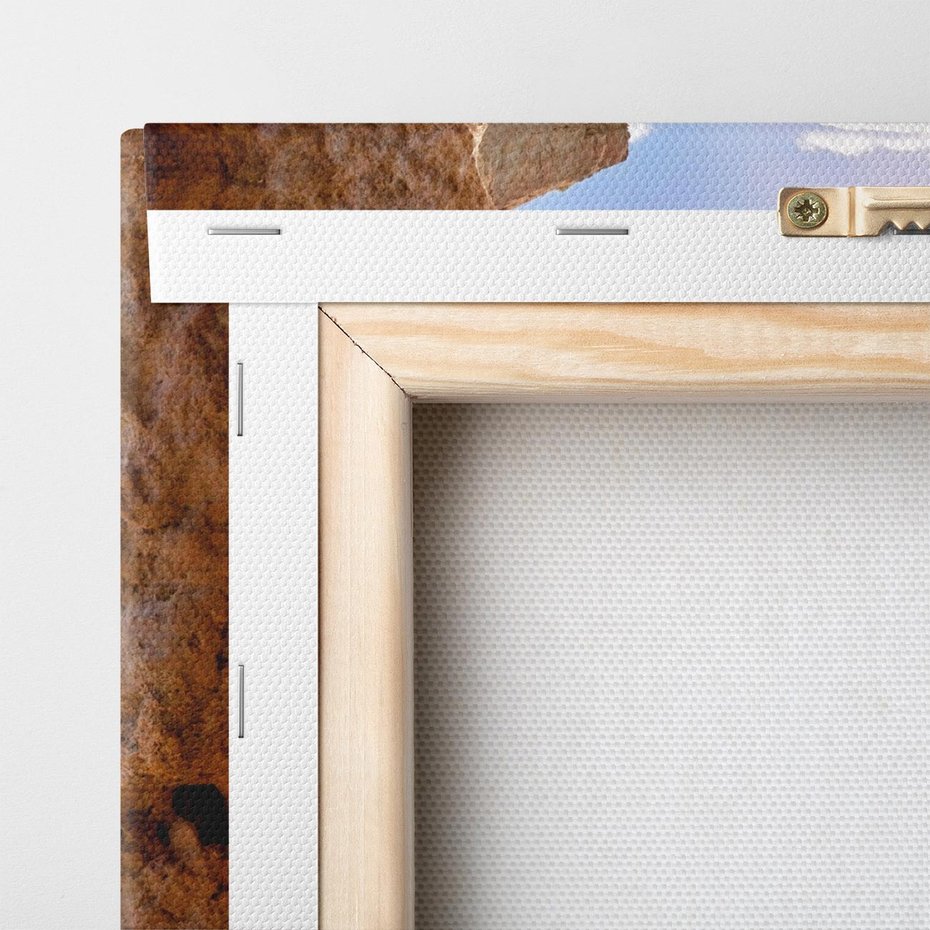 Obraz na płótnie 70x100 - Potęga Natury - morze, klify