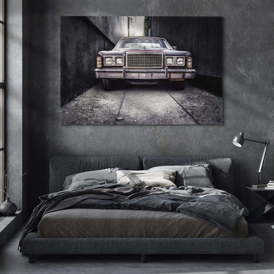 Obraz na płótnie 120x80 - Retro Samochód - Pojazd Z Przeszłości - retro, samochód