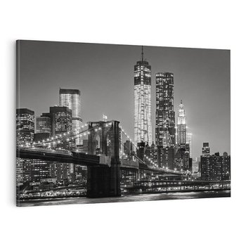 Obraz na płótnie 120x80 - Most nad Manhattańskim Skarbem - most, Nowy Jork