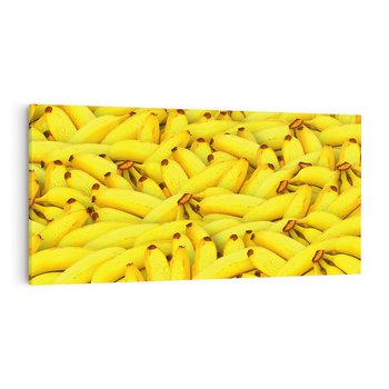 Obraz na płótnie 120x60 - Banany Owocowy Uśmiech - banany, owoce