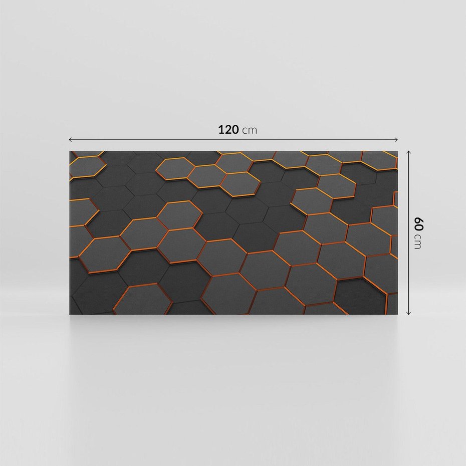 Obraz na płótnie 120x60 - Trójwymiarowa abstrakcja - 3D, abstrakcja