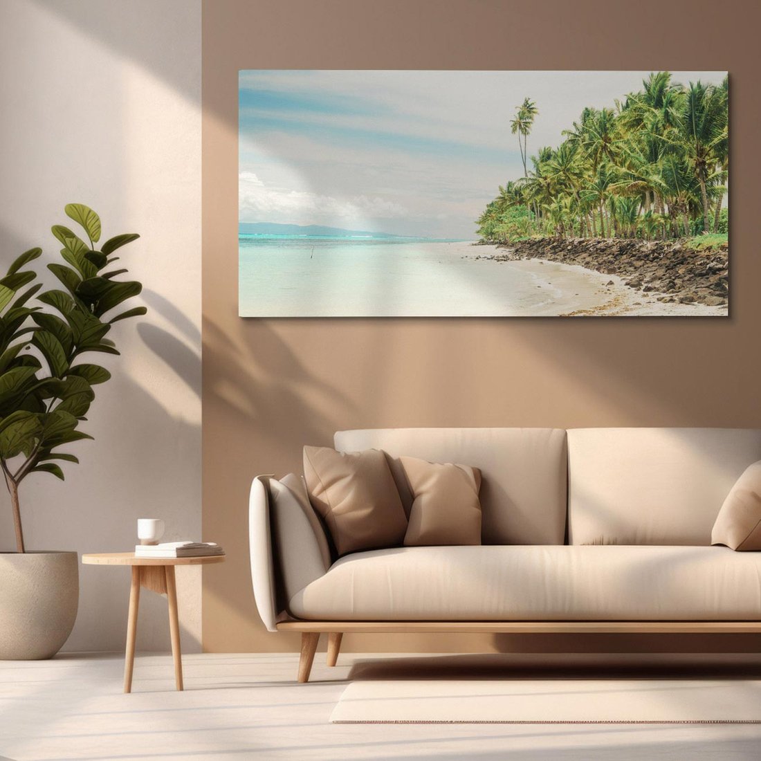 Obraz na płótnie 120x60 - Uczta Egzotycznych Marzeń - fotografia, rajska plaża