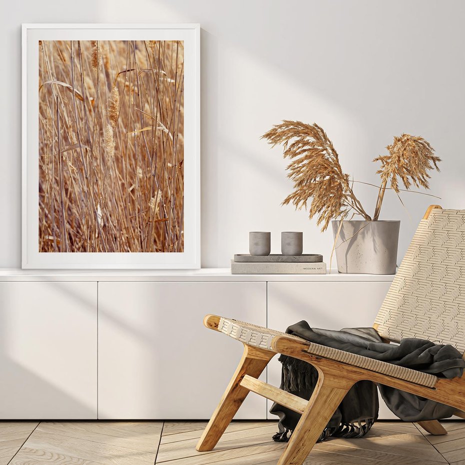 Plakat bez ramy 40x50 - Mistrzowskie suche trawy - suche, trawy