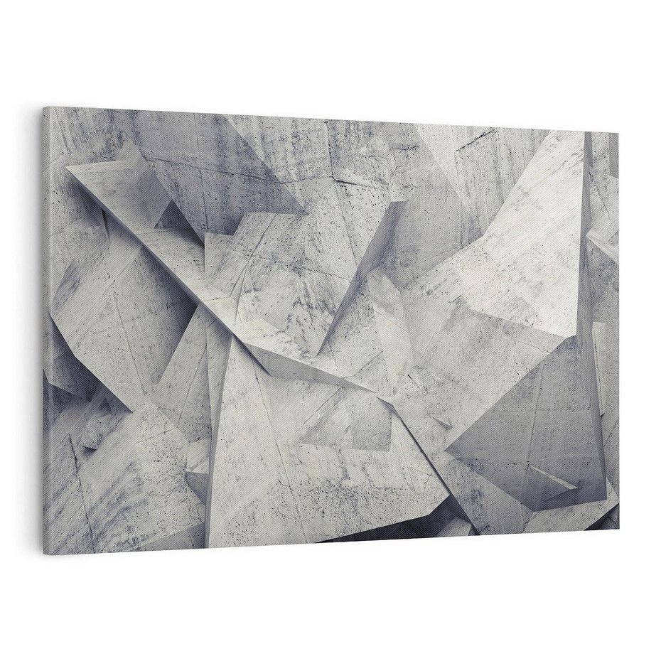 Obraz na płótnie 100x70 - Architektura w trójwymiarowym wymiarze - architektura, 3D