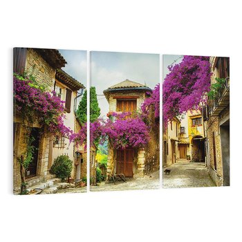 Obraz na płótnie 120x80 - Urok francuskiej uliczki - Francja, uliczka