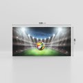 Obraz na płótnie 120x60 - Piłka nożna na stadionie: Pasja sportu - stadion, piłka