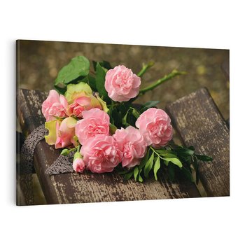 Obraz na płótnie 120x80 - Różowe Piękno - róże, kwiaty