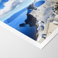Plakat bez ramy 21x30 - Magiczne Widoki - Santorini, perspektywa
