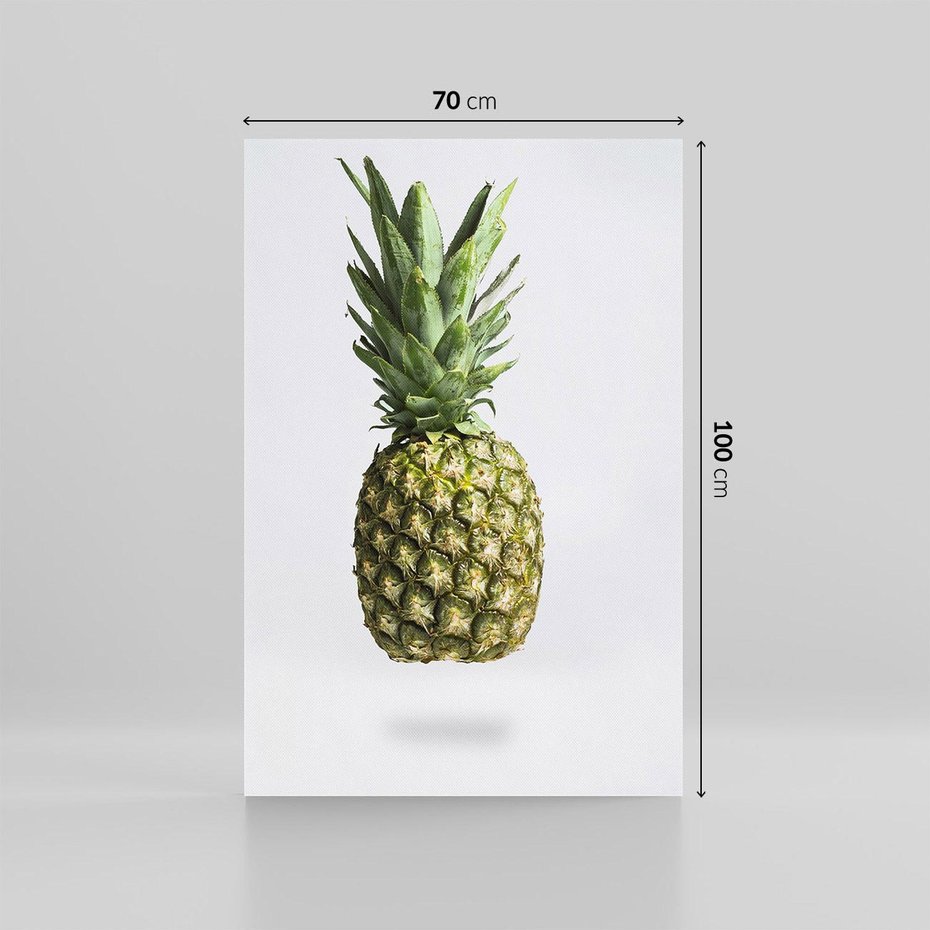 Obraz na płótnie 70x100 - Ananas Egzotyczne Odkrycie - ananas, owoc