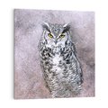 Obraz na płótnie 30x30 - Sztuka abstrakcyjna: Pies - sowa, sztuka