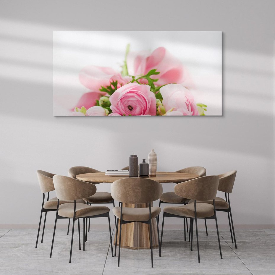 Obraz na płótnie 120x60 - Bukiet Róż - róże, bukiet