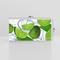 Obraz na płótnie 140x70 - Świeże limonki - limonki, woda