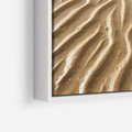 Obraz w ramie 50x50 - Piasek i Nieskończoność - pustynia, piasek - rama biała