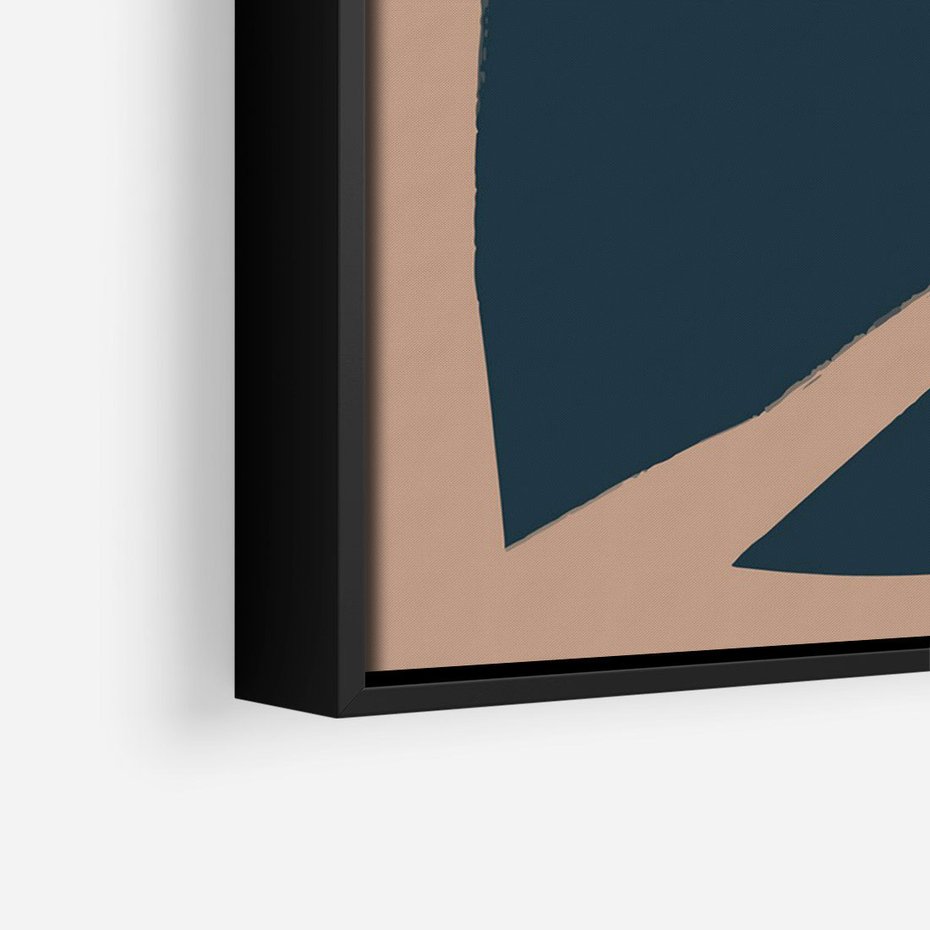 Obraz w ramie 70x100 - Rozkwitająca Wolność Boho - abstrakcyjny obraz, plakat - rama czarna