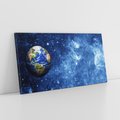Obraz na płótnie 120x60 - Kosmiczne podróże na Ziemię - kosmos, ziemia
