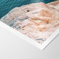 Plakat bez ramy 30x40 - Klifowy Horyzont: Brzeg Morza - brzeg morza, klify