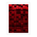 Plakat bez ramy 30x40 - Geometryczne 3D: wizja przestrzeni - geometryczne, 3D