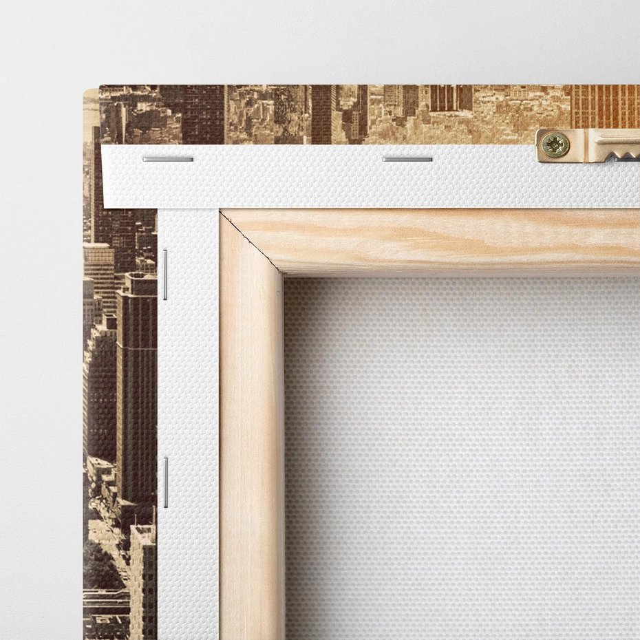 Obraz na płótnie 30x30 - Nowojorska Skyline - Manhattan, Nowy Jork