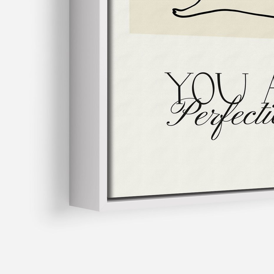 Obraz w ramie 80x120 - Harmonia Kształtów Bez Granic - siła kobiecości, rysunek - rama biała