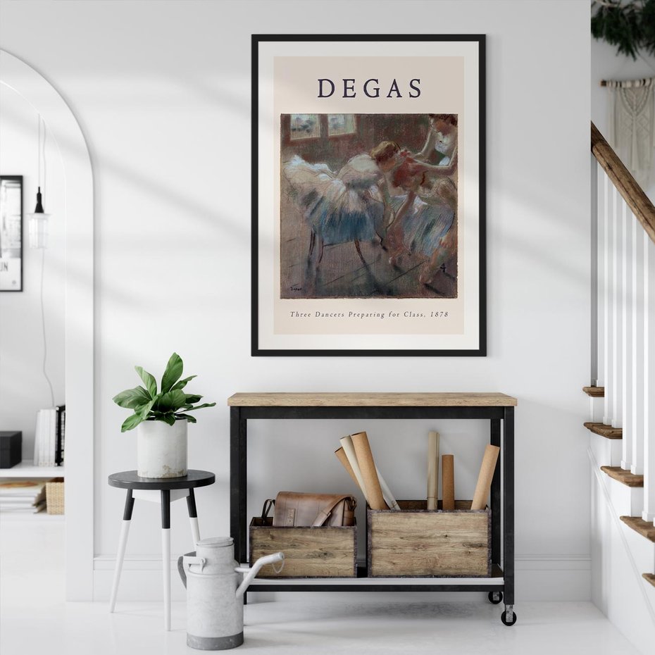 Plakat bez ramy 21x30 - Elegancja Baletu na Plakacie - reprodukcja, degas