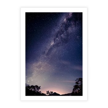 Plakat bez ramy 40x50 - Gwiaździste Ujęcie - gwiaździste niebo, noc