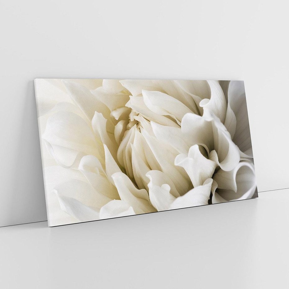 Obraz na płótnie 140x70 - Białe Kwiaty Delikatności - białe, kwiaty